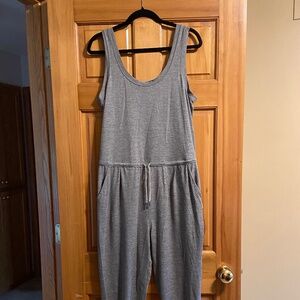 Vuori Womens At Ease Lux Jumpsuit Grey Size Medium